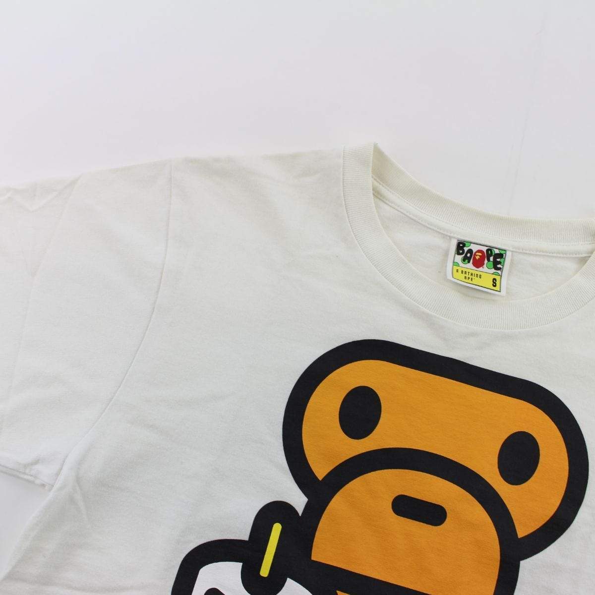 Bape Baby Milo soda cup Tee White - SaruGeneral