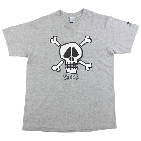 Stussy Skull Tee Grey