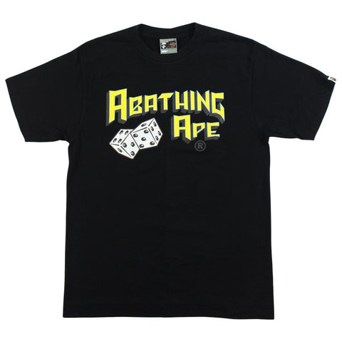 T-shirt Bape Rolling Dice noir