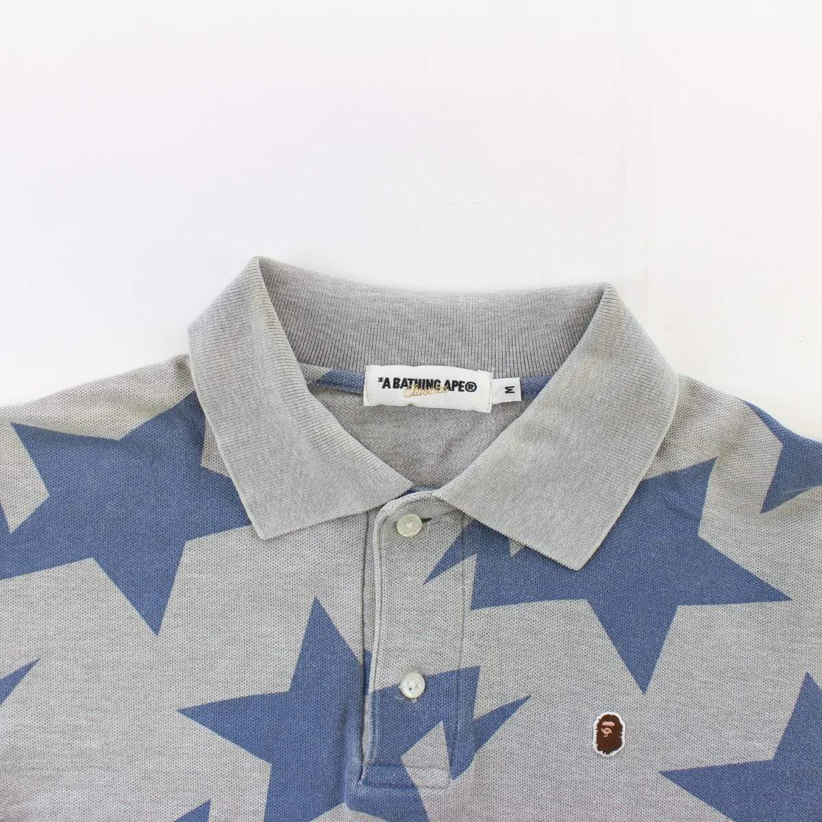 Bapesta Blue Star Polo Grey - SaruGeneral