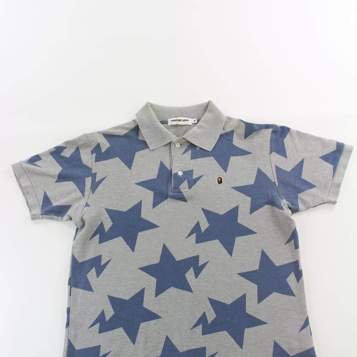 Bapesta Blue Star Polo Grey - SaruGeneral