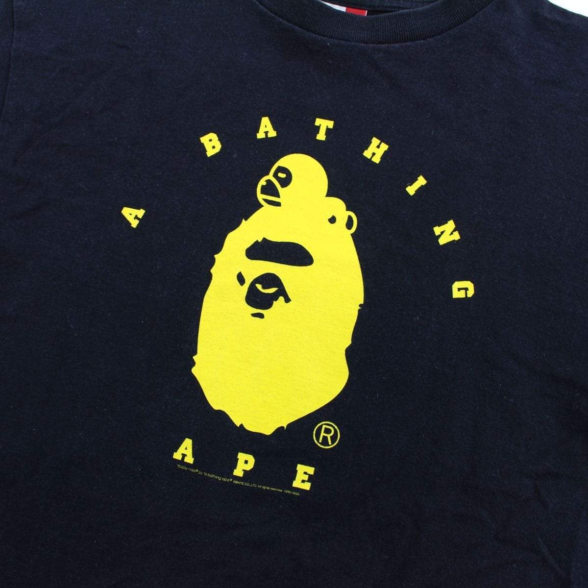 Bape Baby Milo Sleeping Big Ape Tee Black - SaruGeneral