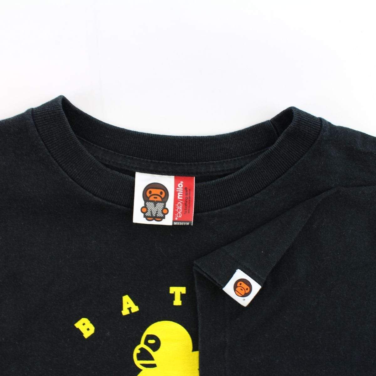 Bape Baby Milo Sleeping Big Ape Tee Black - SaruGeneral