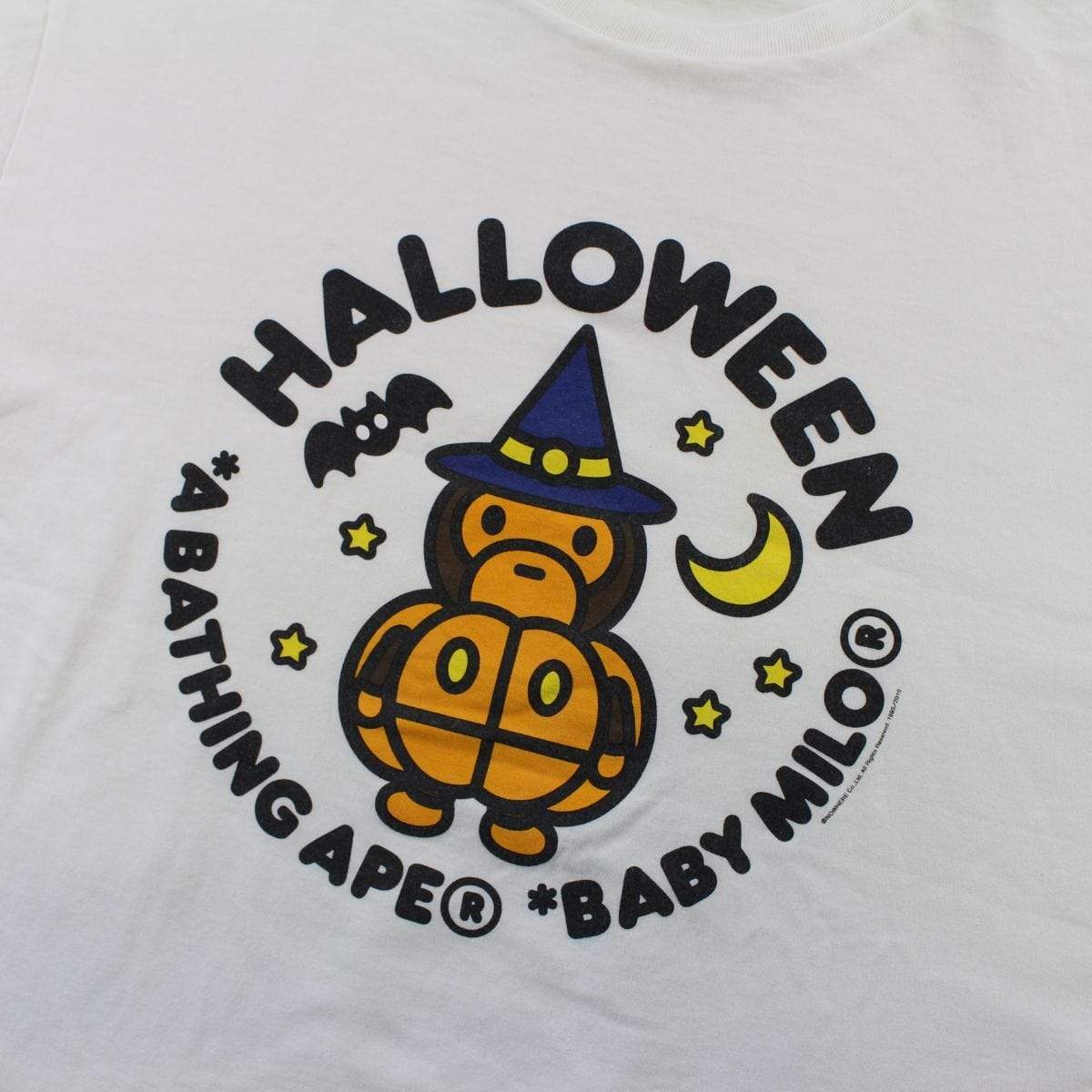 Bape Baby Milo Halloween Tee White - SaruGeneral