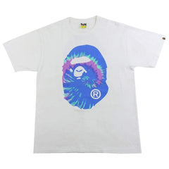 Bape Tie Dye Big Ape Tee White