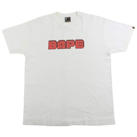T-shirt Bape rouge et blanc