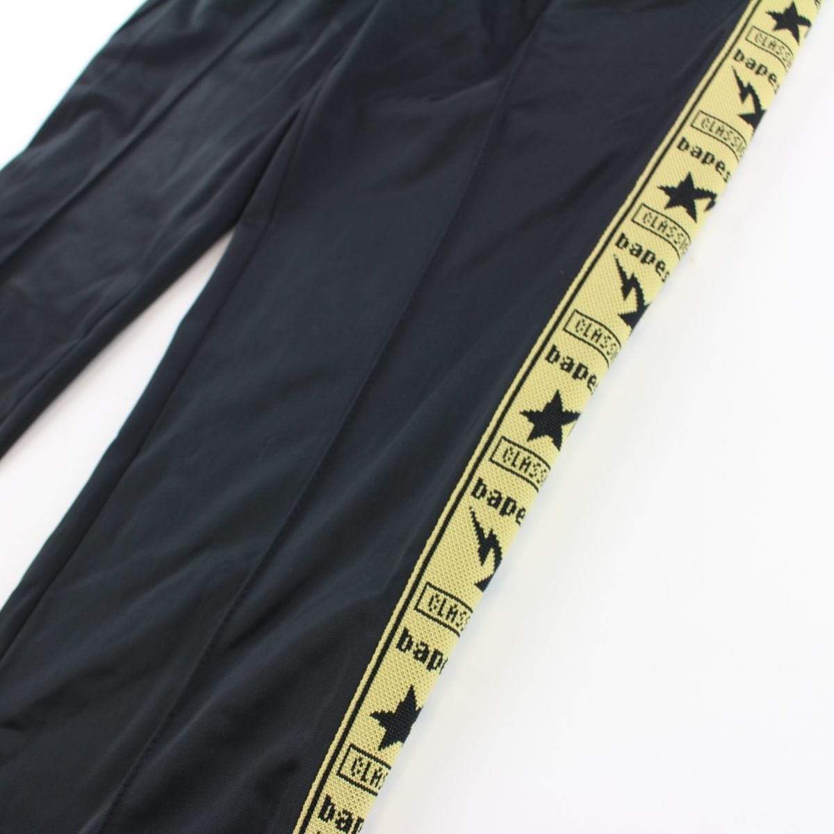 Bapesta Side Logo Joggers Black - SaruGeneral