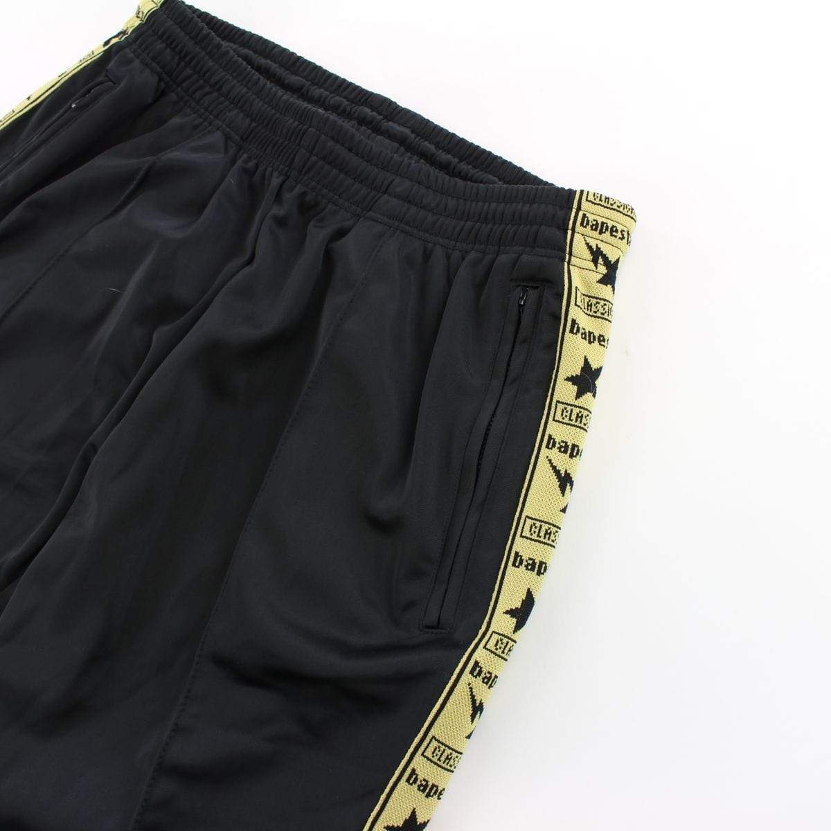 Bapesta Side Logo Joggers Black - SaruGeneral