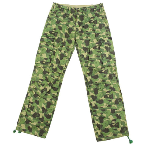 Bape abc green camo cargo pants