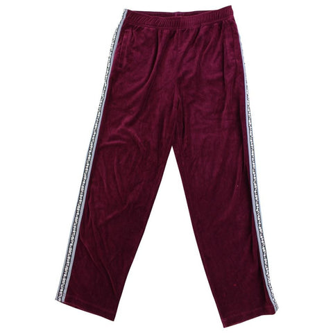 Stussy Velour Trackpants Purple