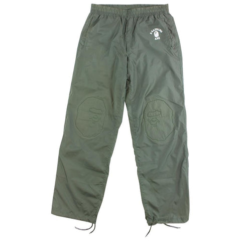 Bape Nylon Trackpants Green