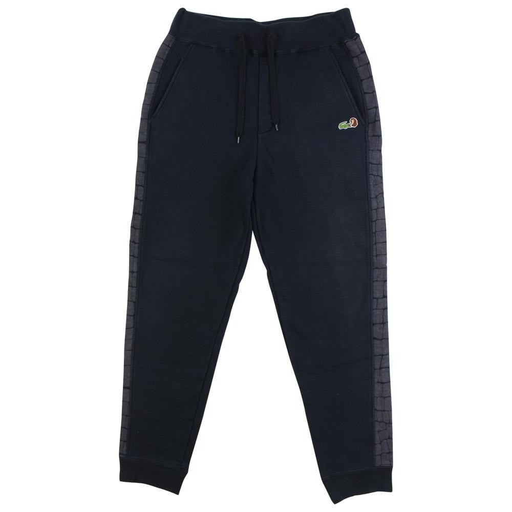 Bape x Lacoste Trackpants Black - SARUUK