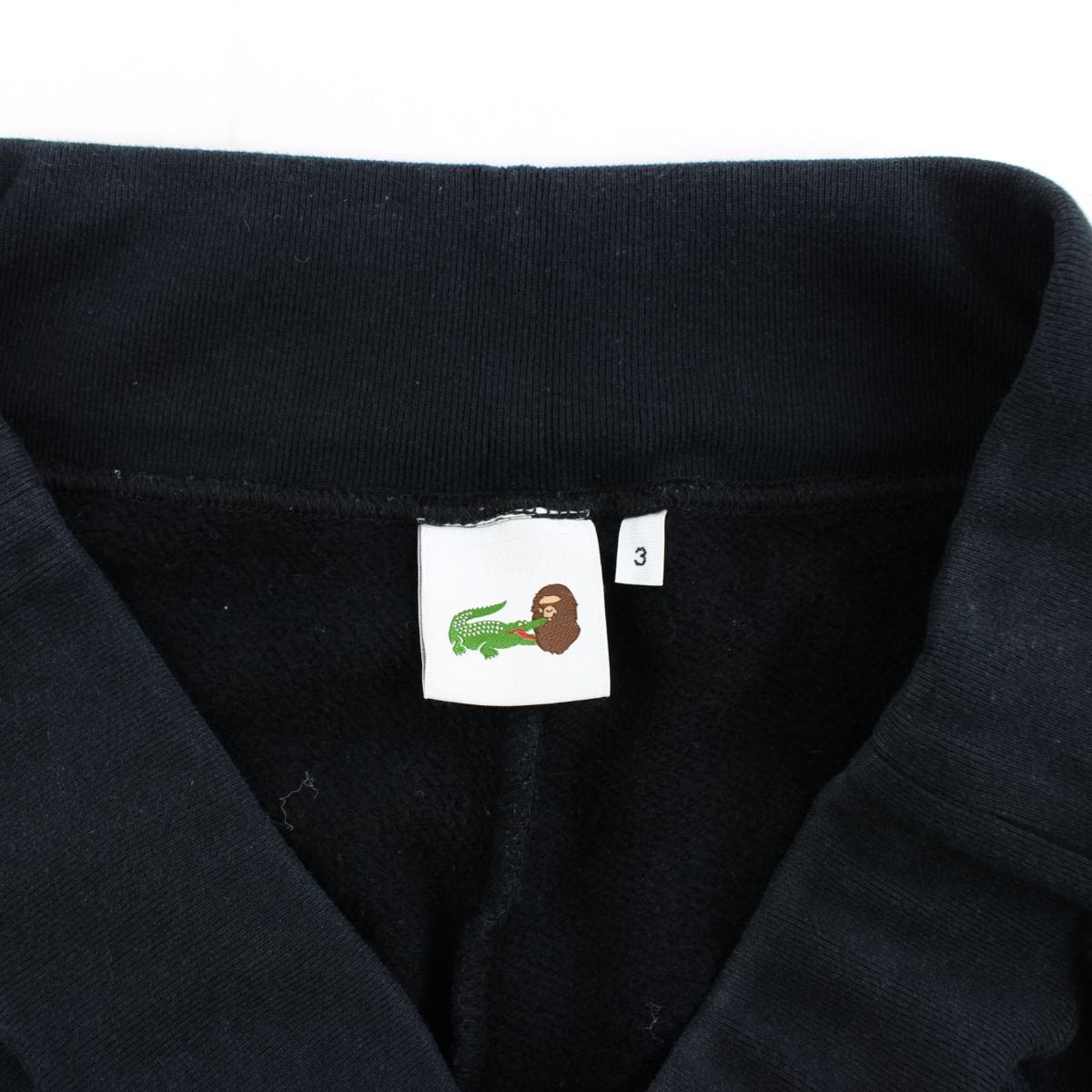 Bape x Lacoste Trackpants Black - SARUUK