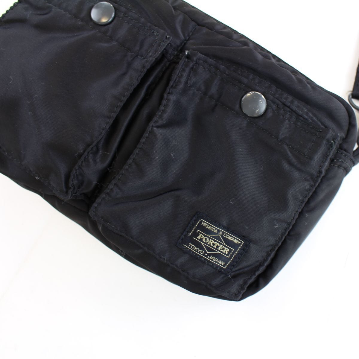 Porter Tanker Side Bag Black - SARUUK