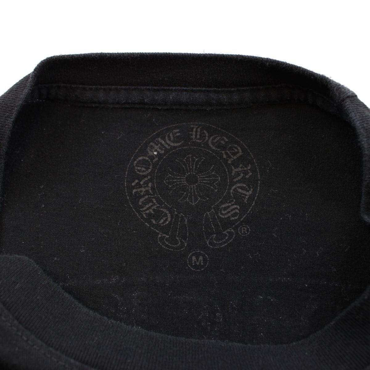 chrome hearts text ls black - SaruGeneral