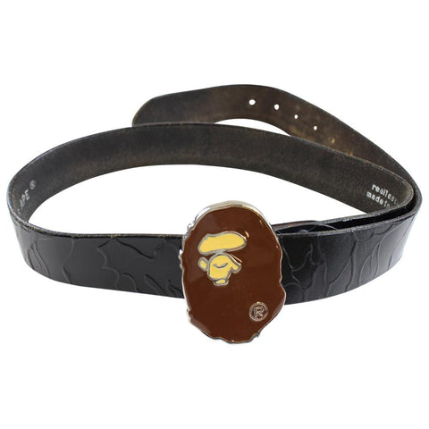 Bape Big Ape Belt Black