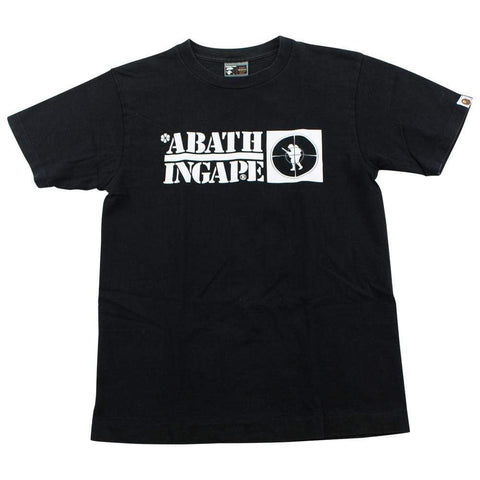 T-shirt Bape Sniper avec logo texte noir