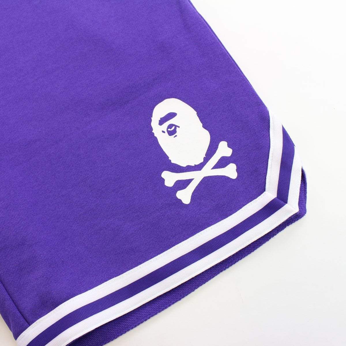 bape crossbones shorts purple - SaruGeneral