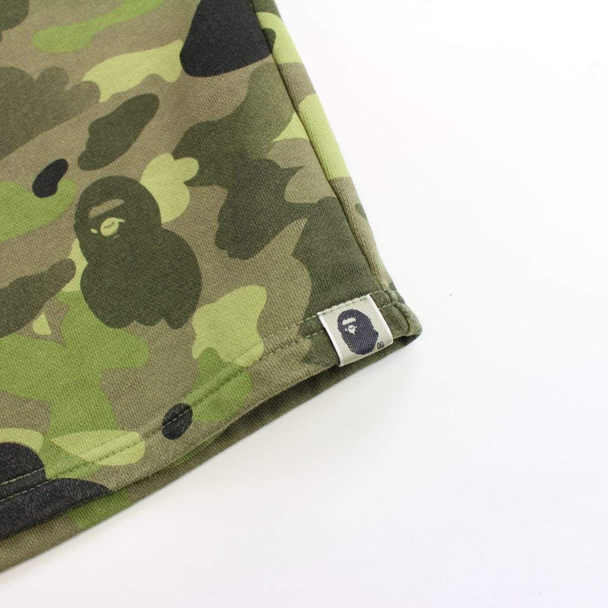 Bape x Undefeated Green Camo Shark Shorts - SaruGeneral