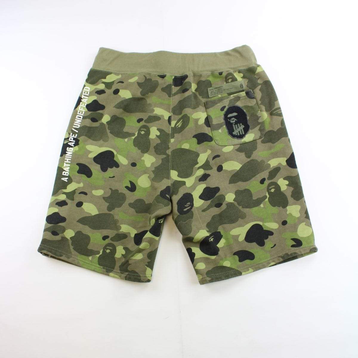 Bape x Undefeated Green Camo Shark Shorts - SaruGeneral