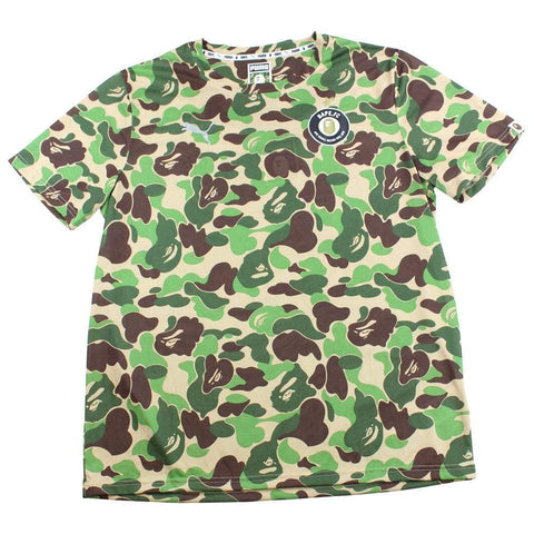 Bape x Puma ABC Green Camo football jersey 2015