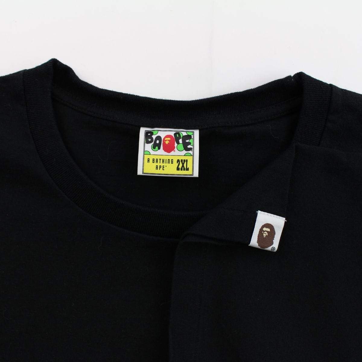 bape galactic baby milo logo tee black - SaruGeneral