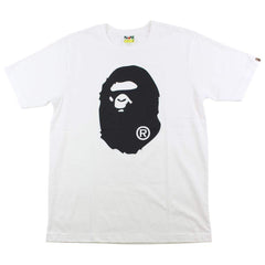 T-shirt Bape noir avec logo Big Ape blanc