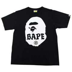 T-shirt Bape blanc avec logo Big Ape et texte noir