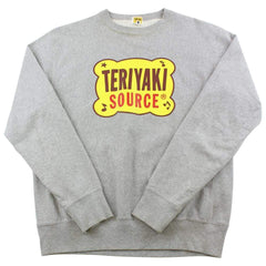 Pull ras du cou Bape Teriyaki Source avec logo gris