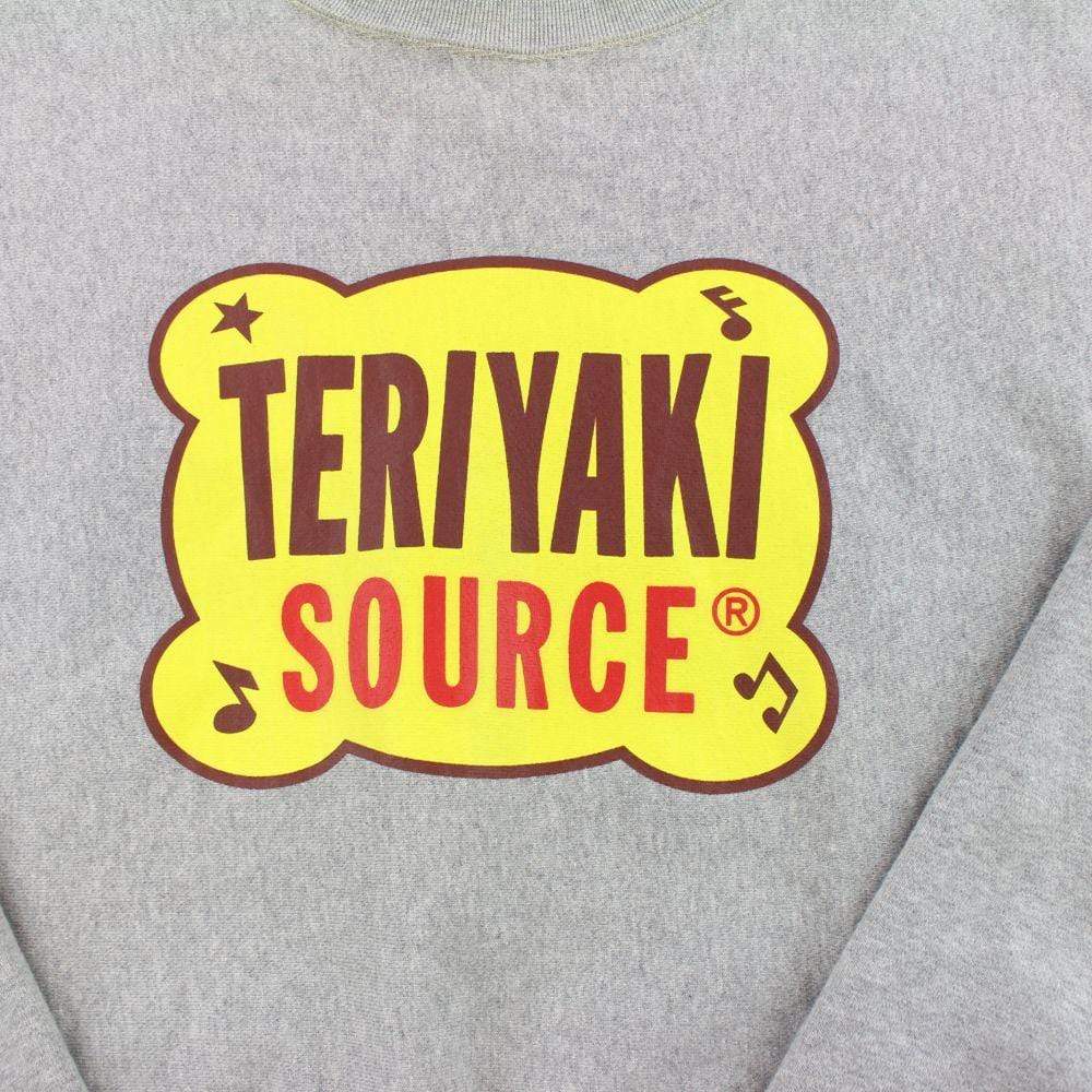 Bape Teriyaki Source Logo Crewneck Grey - SaruGeneral