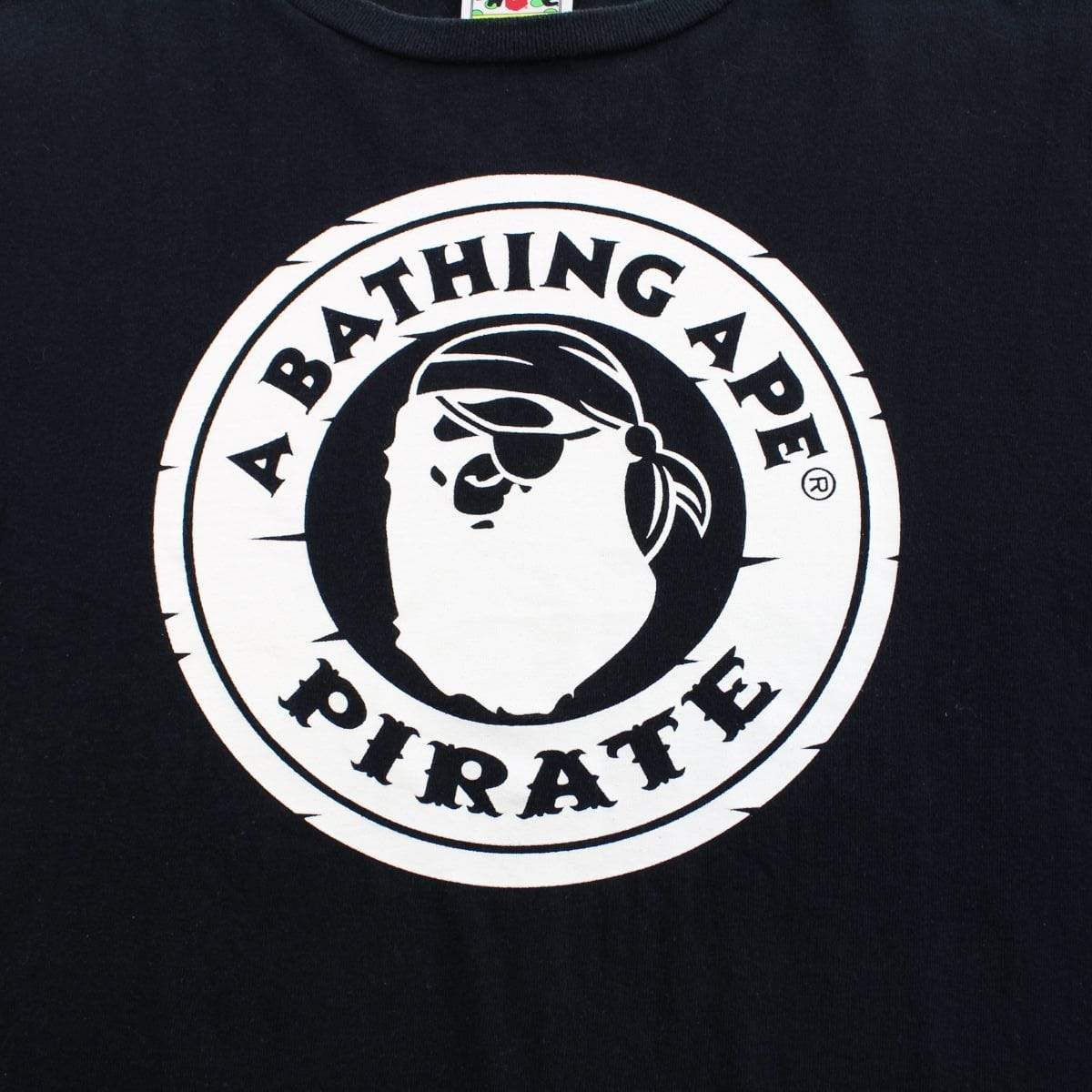 Bape Pirate Store circle logo tee black - SaruGeneral