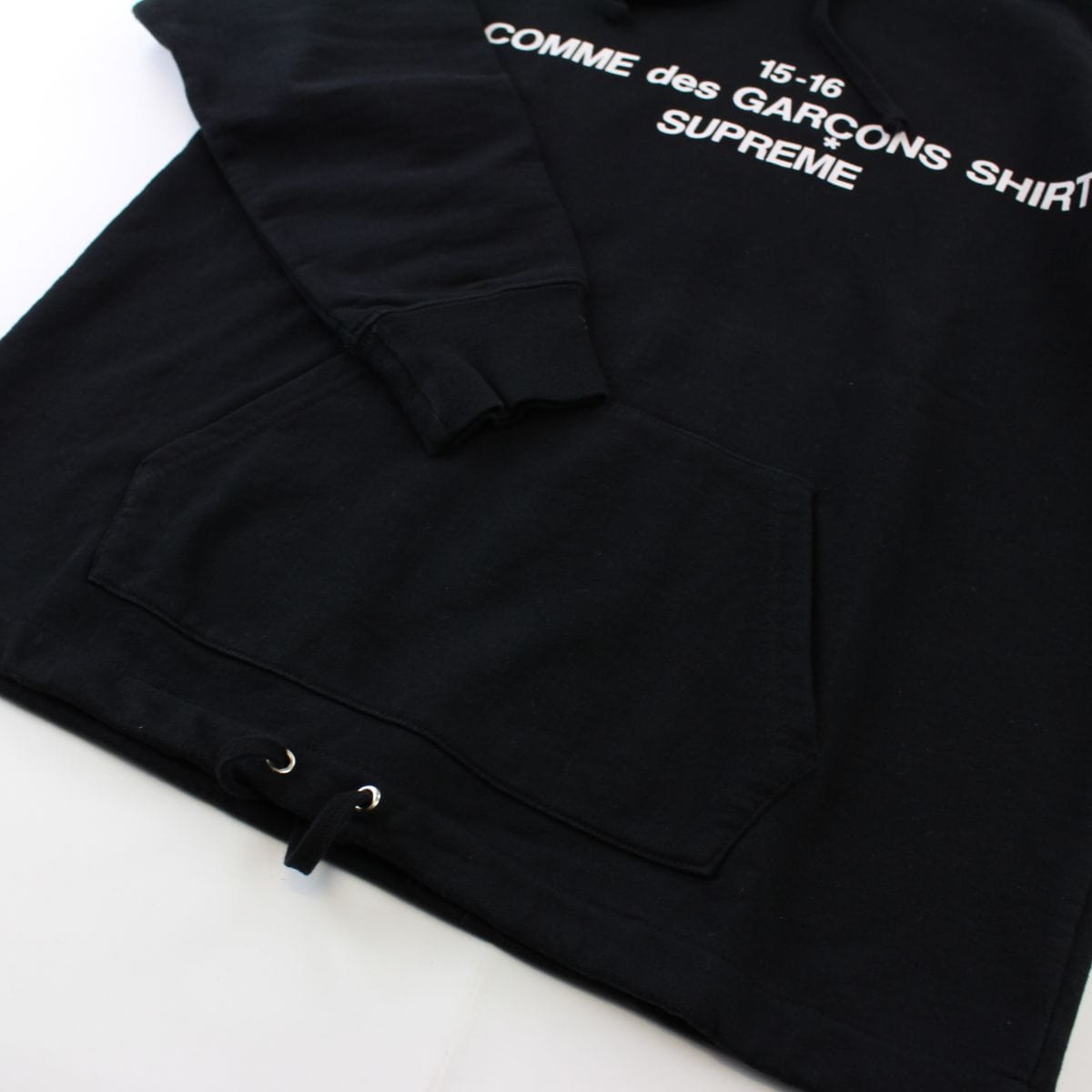 Supreme x CDG Blue Plaid Hoodie Black – SARUGENERAL