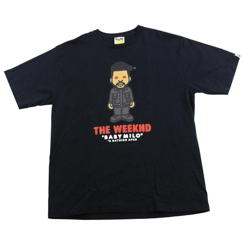 bape x the weeknd tee black 2020