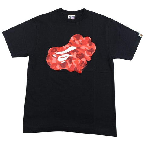 T-shirt Bape Red Camo Ape Face noir