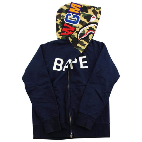 texte Bape requin noir 1er jaune