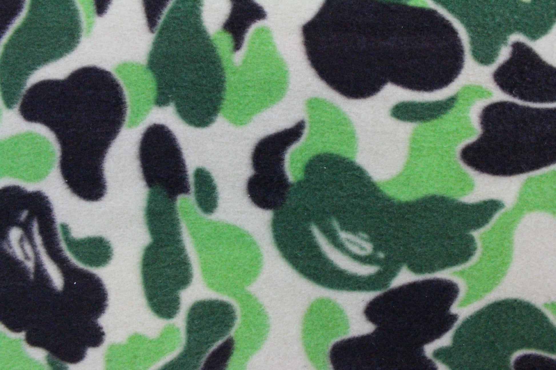 Bape Green ABC Camo Fleece Blanket - SaruGeneral