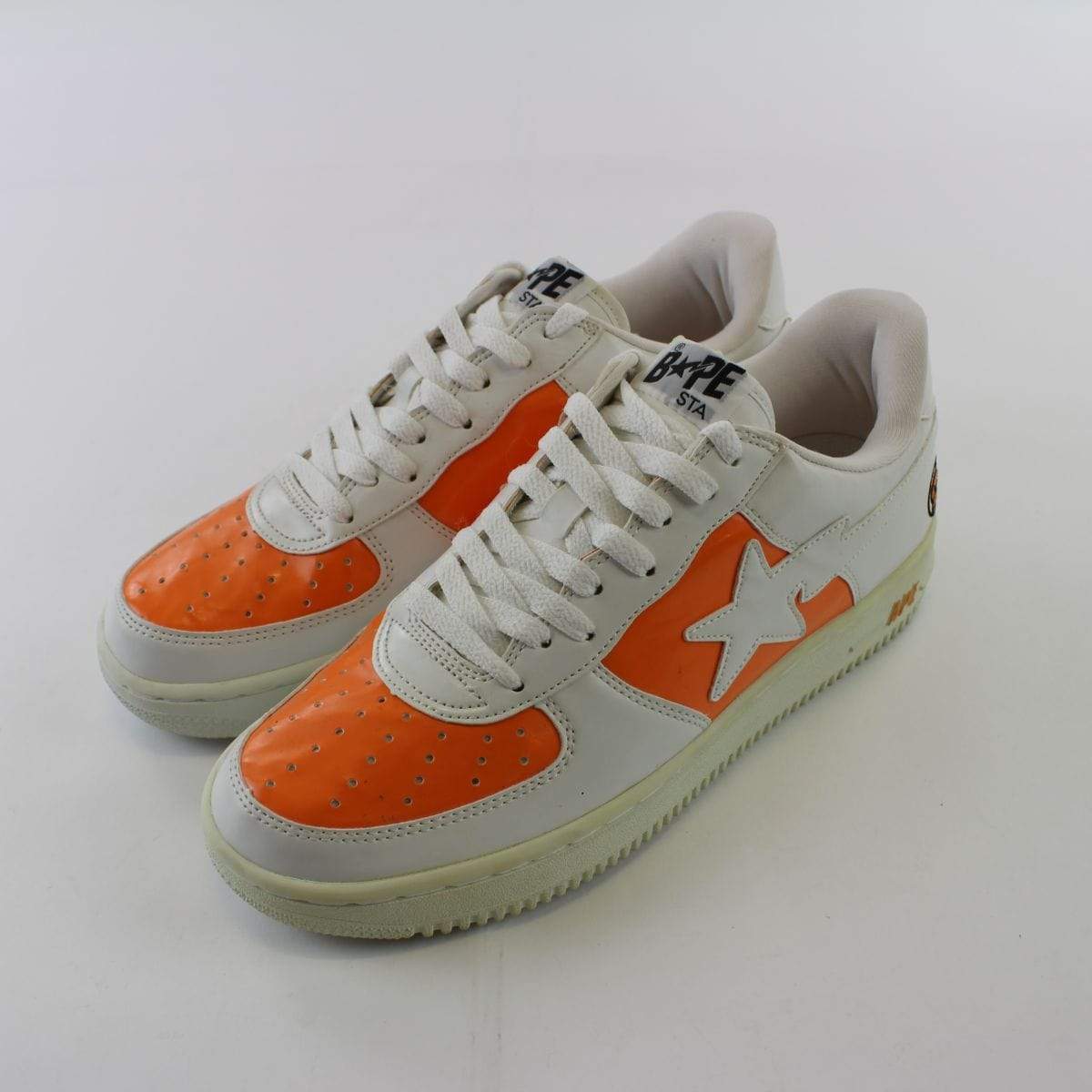 Bapesta Orange white Milo Face - SaruGeneral