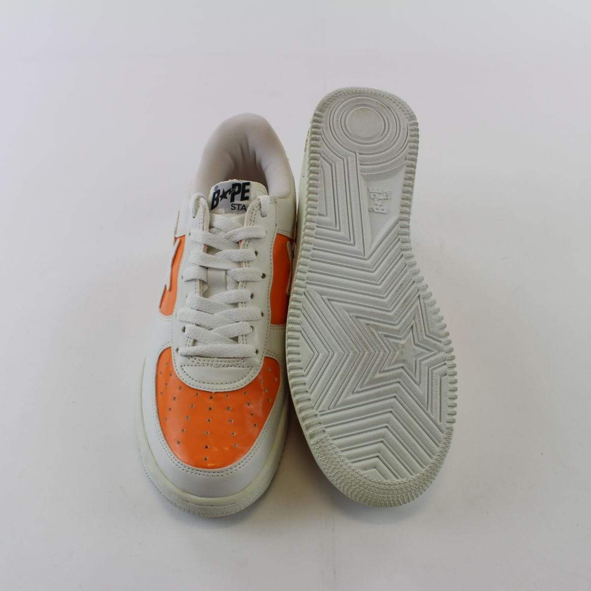 Bapesta Orange white Milo Face - SaruGeneral