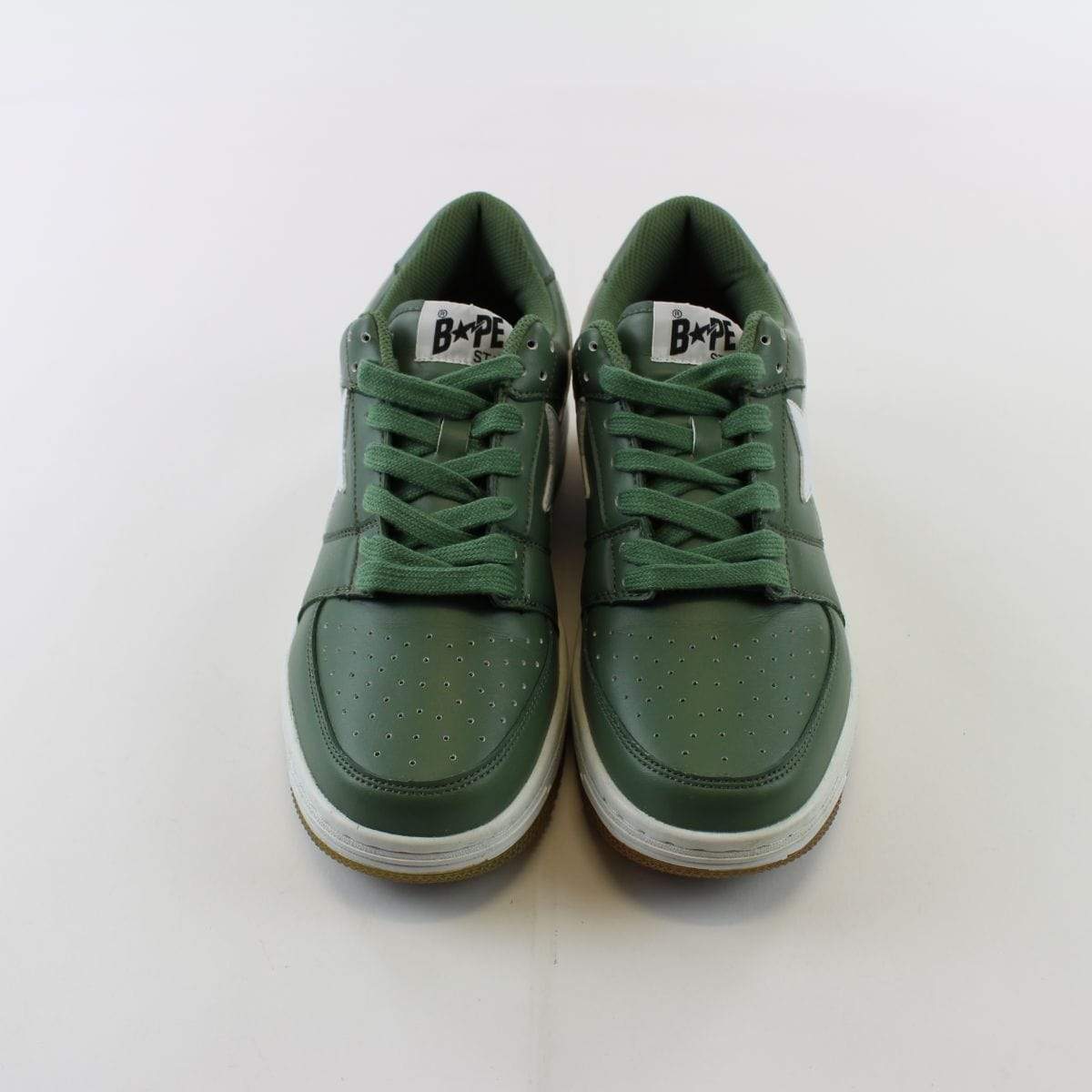 Bapesta Olive Green Shark Sole - SaruGeneral