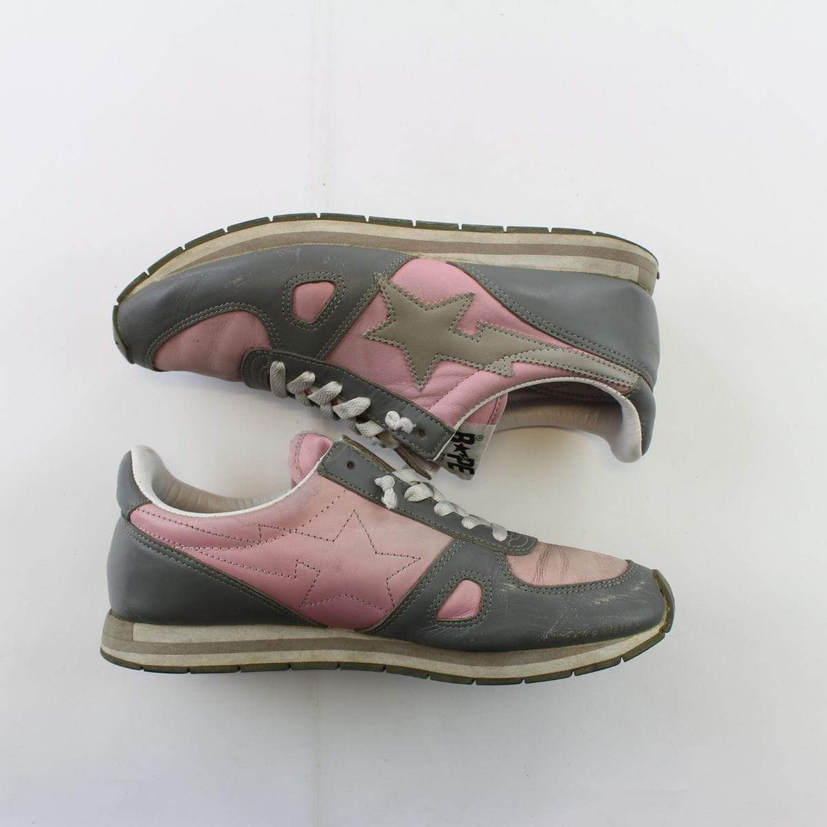 Bapesta Pinkgrey Trainer - SaruGeneral