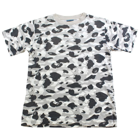 bape grey camo tee