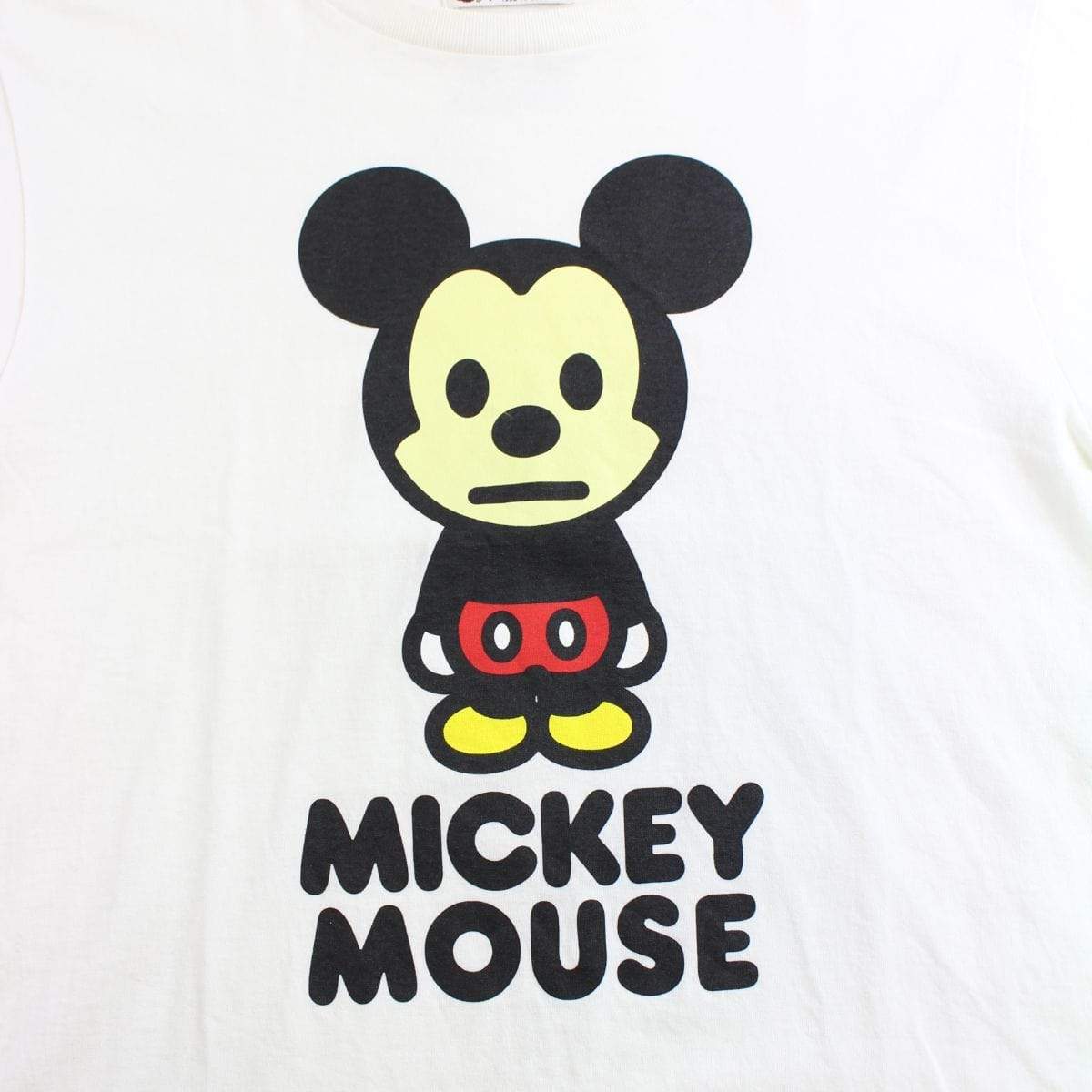 bape x disney mickey tee white - SaruGeneral