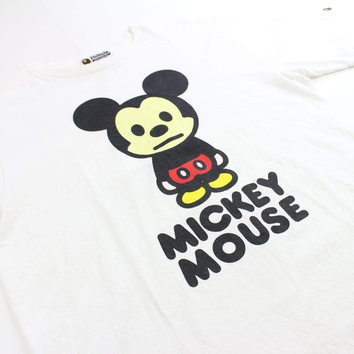 bape x disney mickey tee white - SaruGeneral