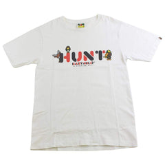 bape milo hunter tee white