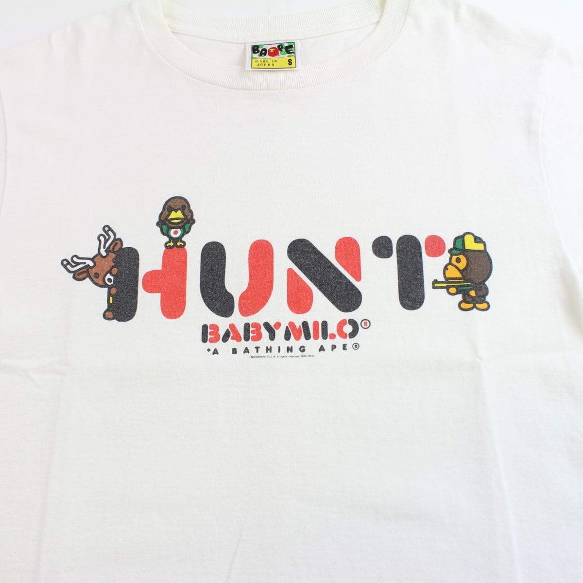 bape milo hunter tee white - SaruGeneral