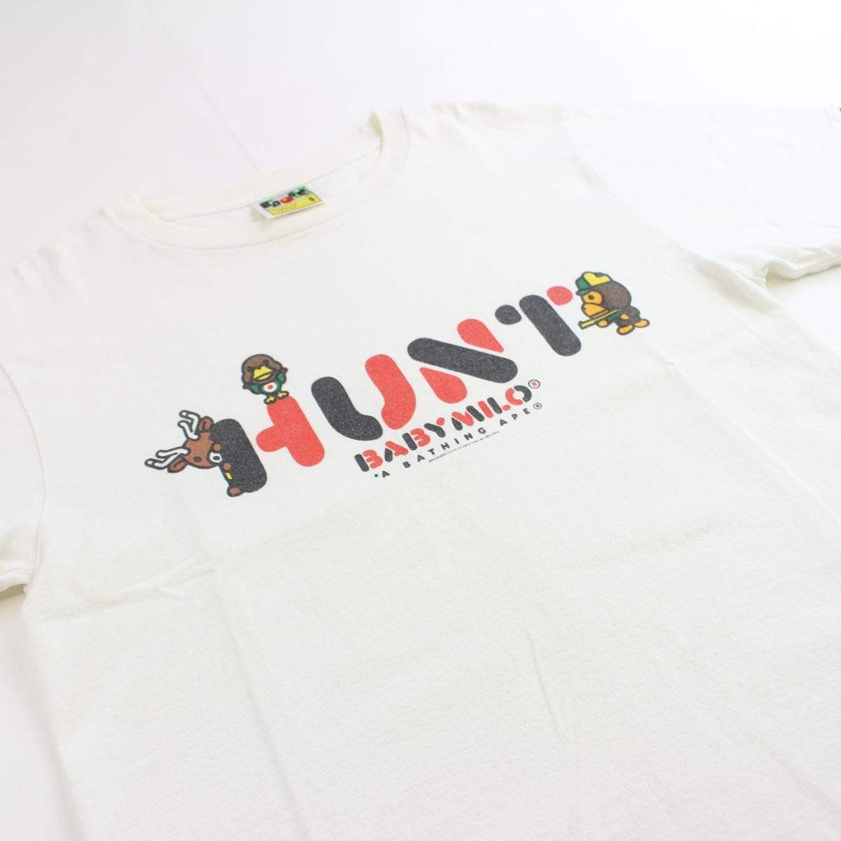 bape milo hunter tee white - SaruGeneral