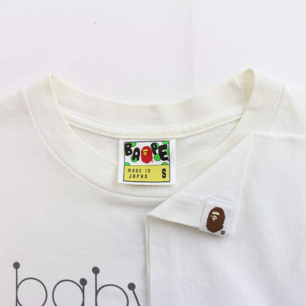 bape milo bench tee white - SaruGeneral