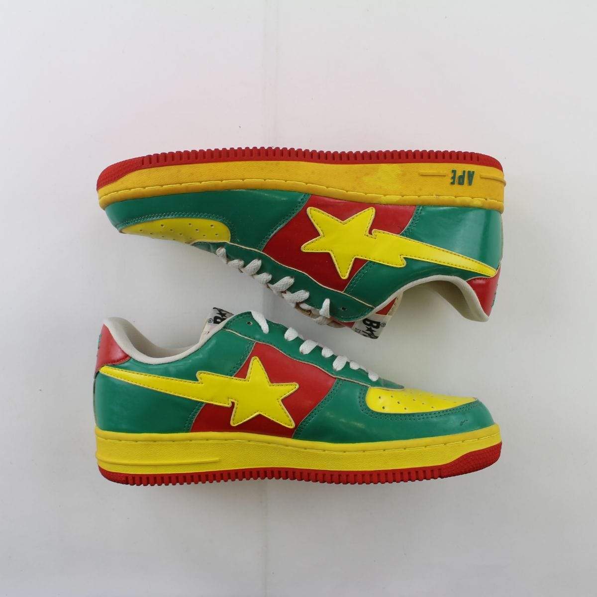 Bapesta Yellow green red - SaruGeneral