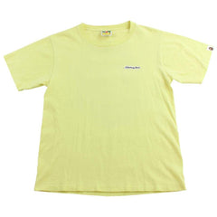 Bape A bathing Ape Logo Tee Yellow