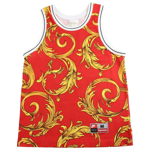 supreme x nike foamposite vest red